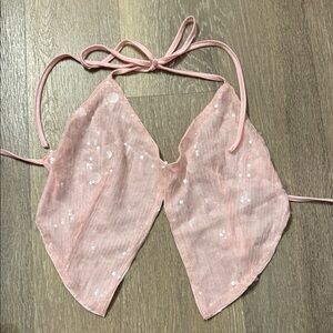 Pink Sequin Halter Top